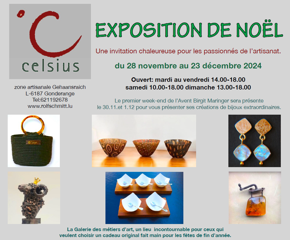 Exposition de Noël du 28 novembre au 23 décembre 2024